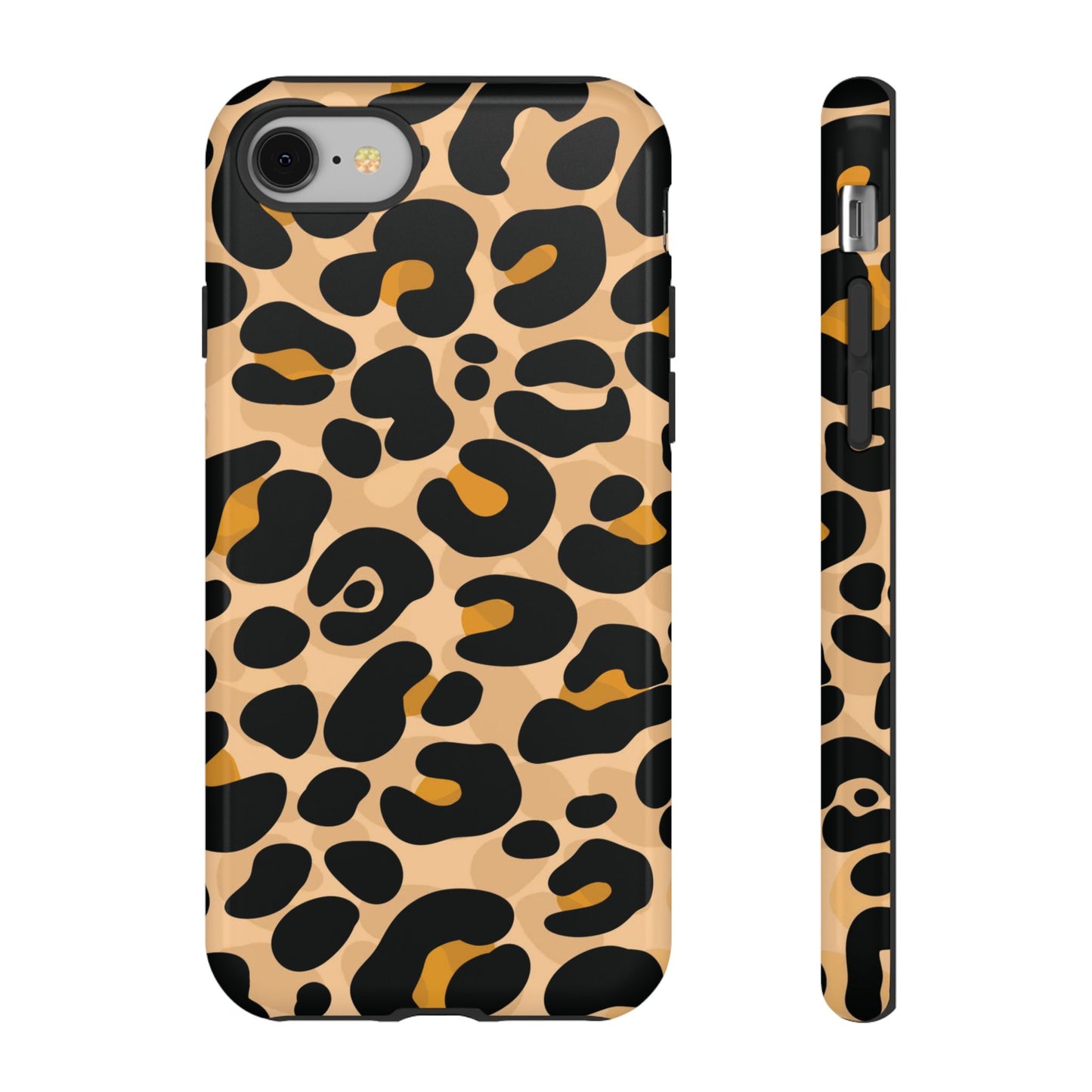 Stylish Mocha Leopard Print Phone Case