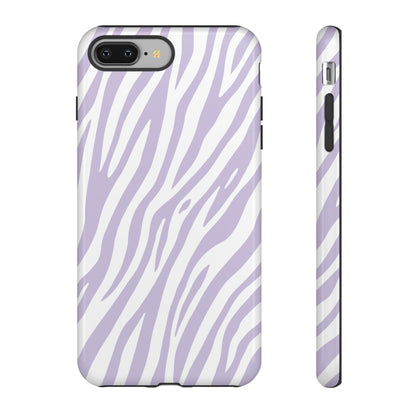 Lavender Tiger Print Phone Case