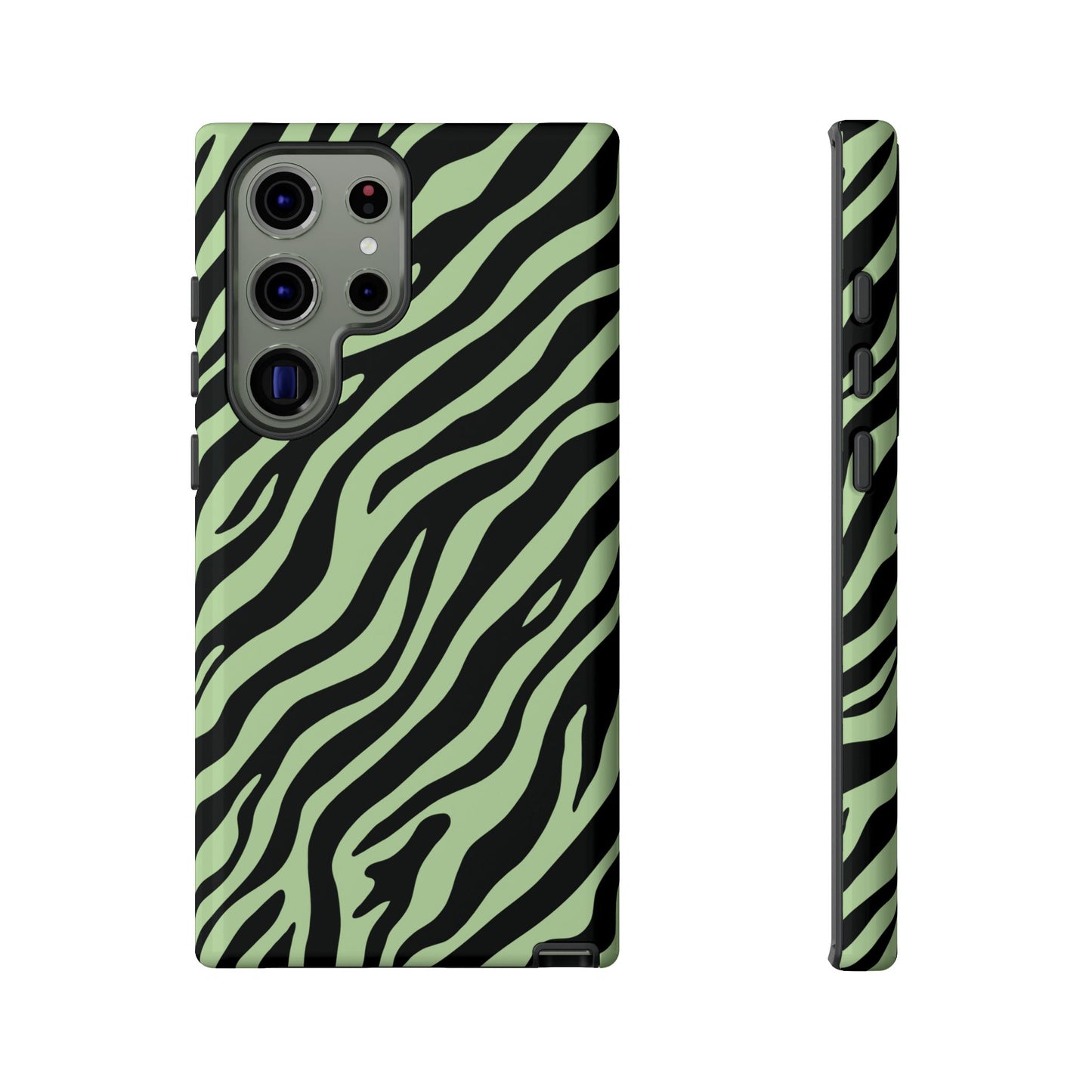 Stylish Mint Zebra Print Phone Case