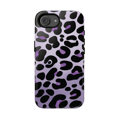 Pretty Lavender Leopard Print Phone Case - Purple Phone Case - iPhone 17e / Glossy
