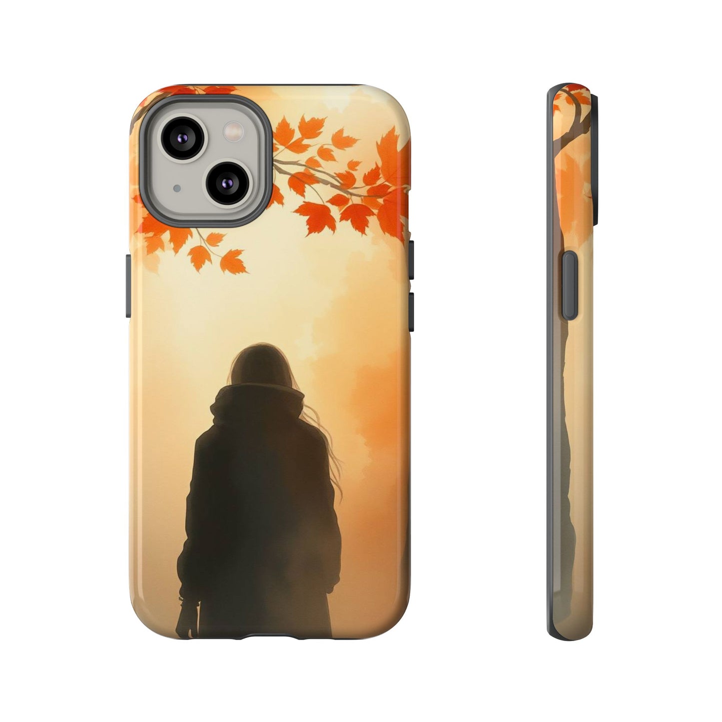iPhone 14 / Glossy Phone Case - Watercolour Mysterious Woman Phone Case