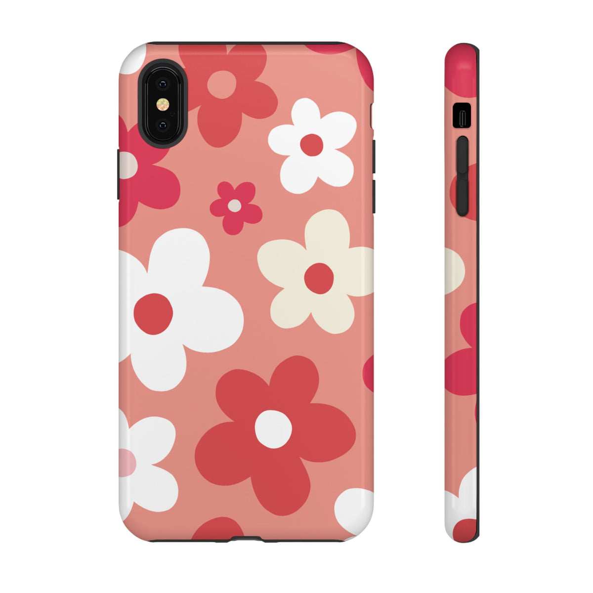 Cute Pink Daisy Pattern #1 Phone Case - Pink Phone Case - iPhone XS MAX / Glossy