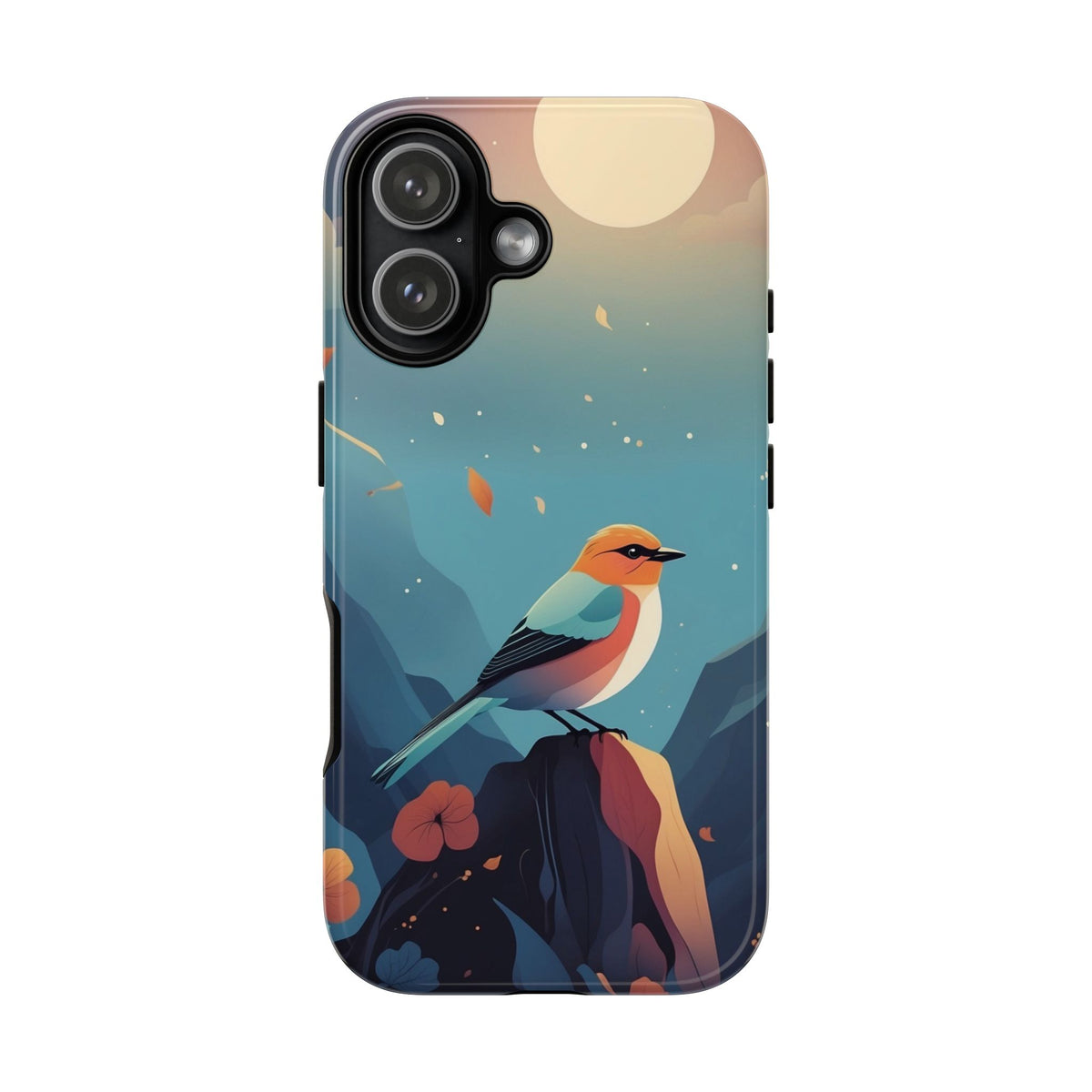 Stylised Bird Design Phone Case - Multicolor Phone Case - iPhone 17 / Glossy