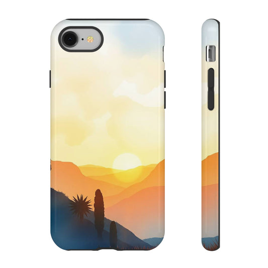 Watercolour Sunset Design Phone Case - Multicolor Phone Case - iPhone 8 / Glossy