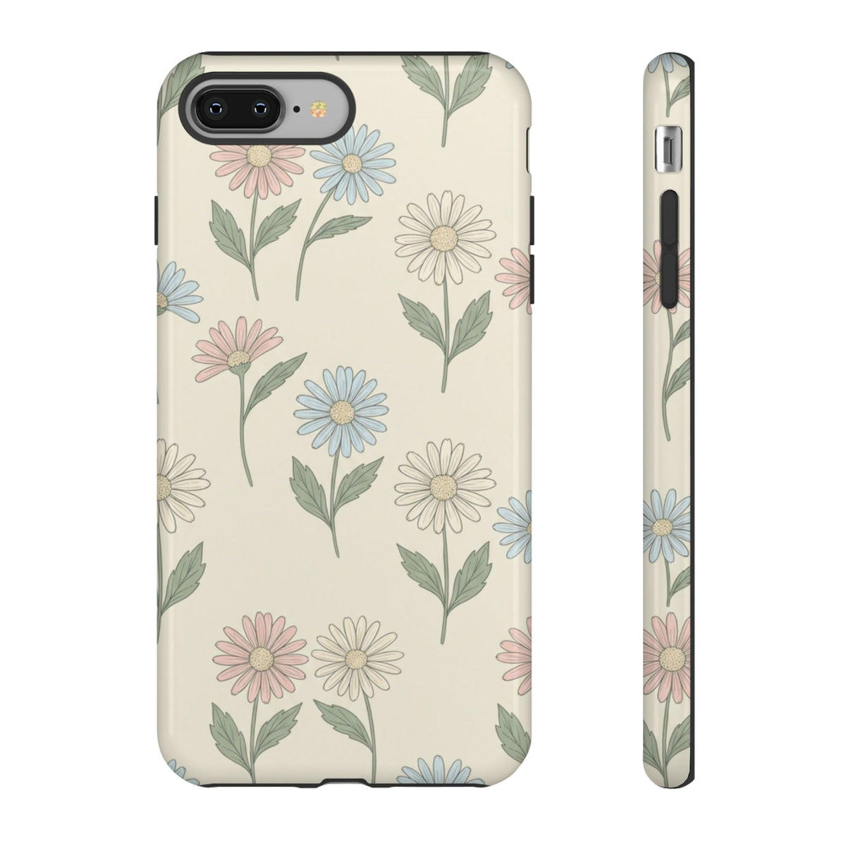 Pretty Pastel Daisy Pattern Phone Case