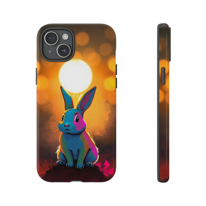 iPhone 15 Plus / Glossy Phone Case - Pop Art Rabbit Design Phone Case