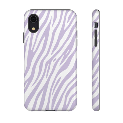 Lavender Tiger Print Phone Case