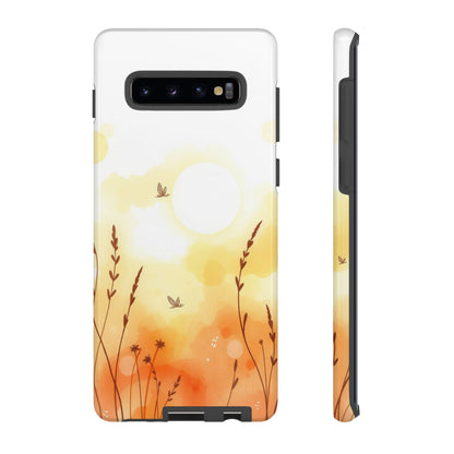 Boho Chic Watercolour Wildflower Pattern Phone Case