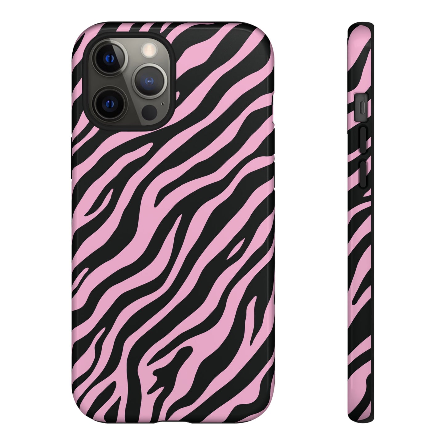 Stylish Blush Zebra Print Phone Case