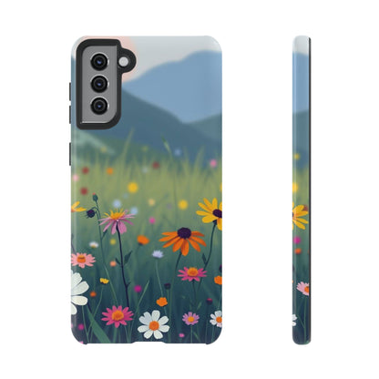 Vibrant Meadow Design Phone Case - Multicolor Phone Case - Samsung Galaxy S21 Plus / Glossy