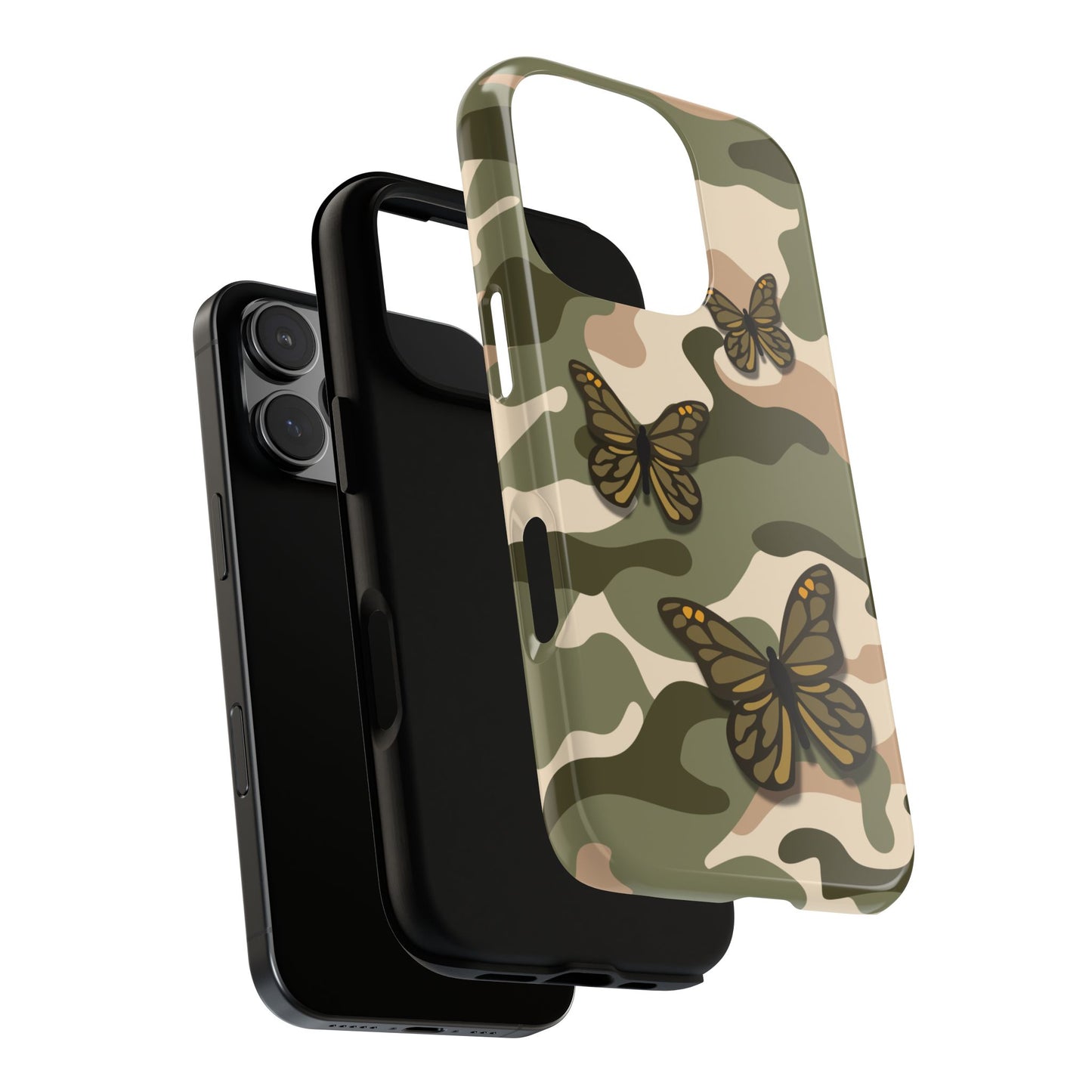 Phone Case - Green Butterfly Camo Phone Case