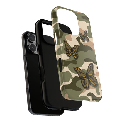 Phone Case - Green Butterfly Camo Phone Case
