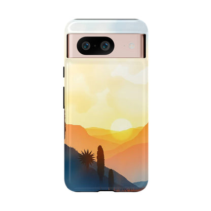 Watercolour Sunset Design Phone Case - Multicolor Phone Case - Google Pixel 8 / Glossy