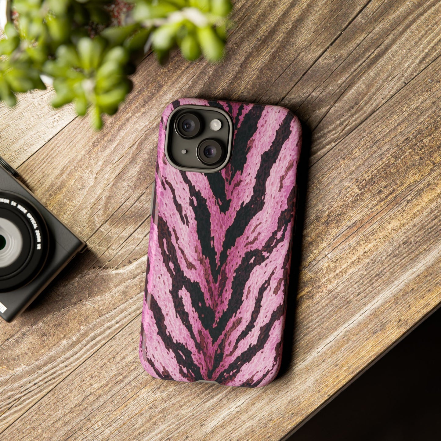 Electric Tiger Print Phone Case