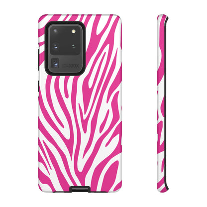 Graphic Hot Pink Tiger Print Phone Case