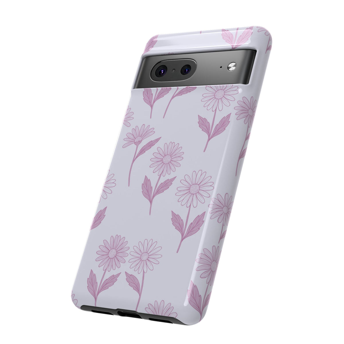 Pretty Lilac Daisy Pattern Phone Case