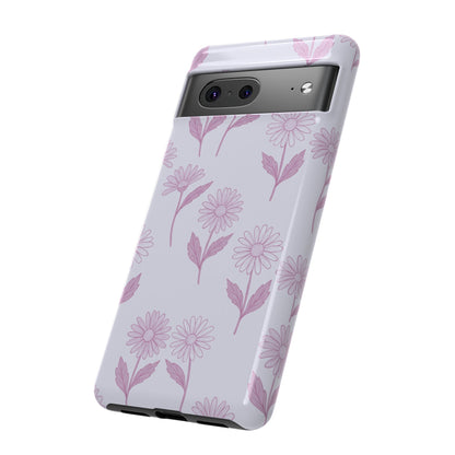Pretty Lilac Daisy Pattern Phone Case