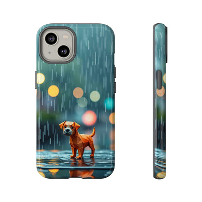 iPhone 14 / Glossy Phone Case - Origami ’Soggy Dog’ Design Phone Case