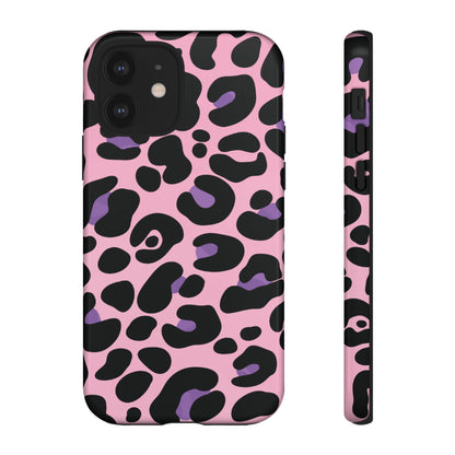 Pretty Pink & Lavender Leopard Print