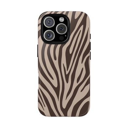 Boutique Mocha Tiger Print Phone Case