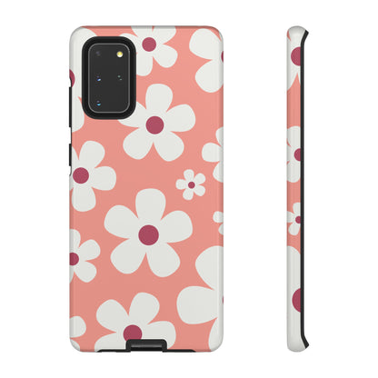 Cute Pink Daisy Pattern #2 Phone Case - Pink Phone Case - Samsung Galaxy S20+ / Glossy
