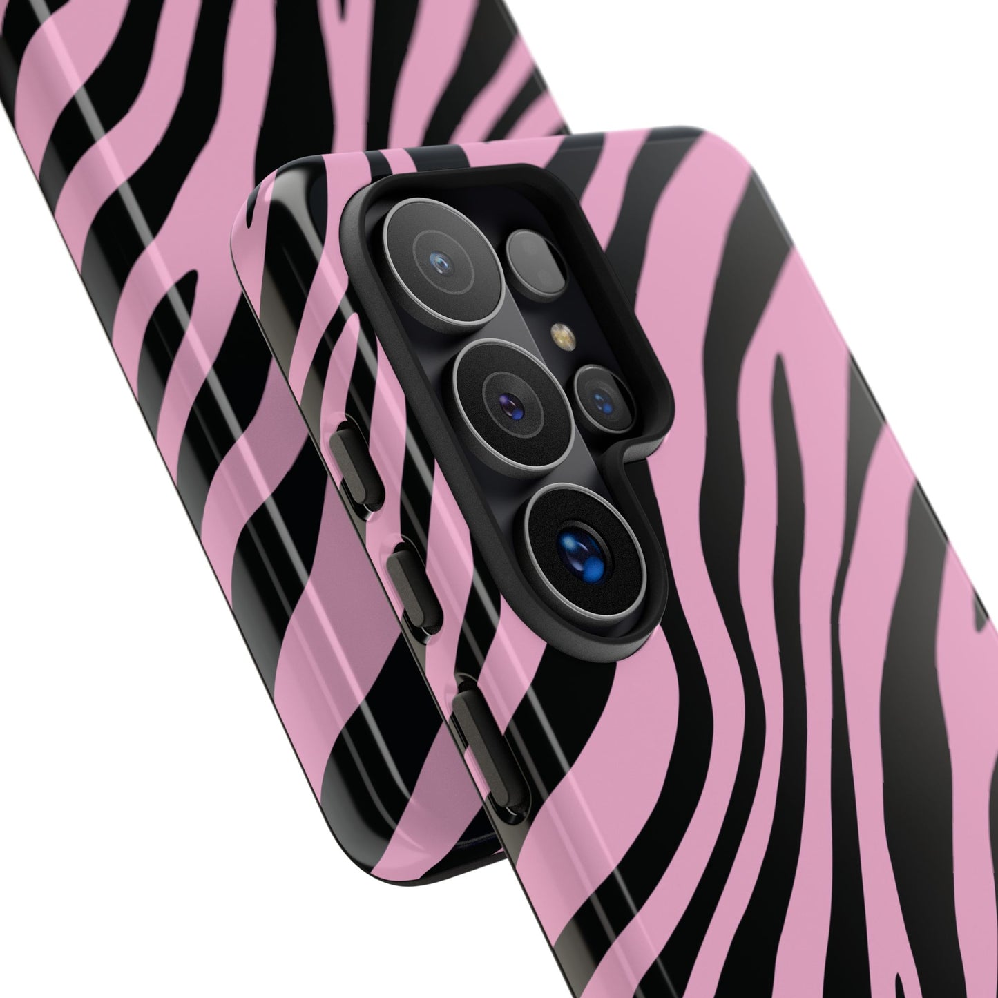 Modern Blush Zebra Print Phone Case