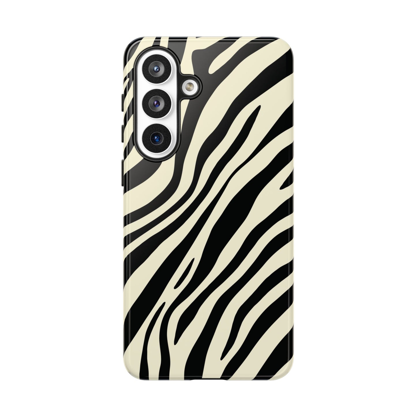 Modern Neutral Zebra Print Phone Case