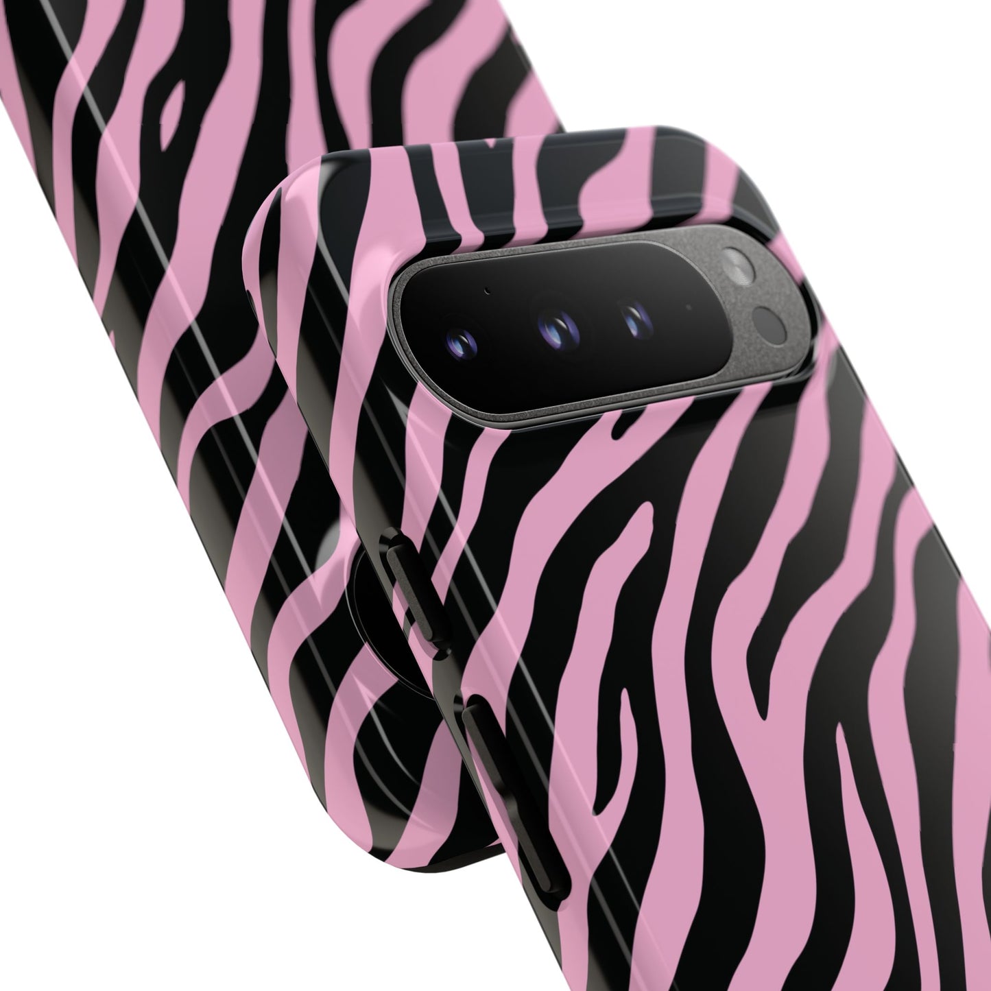 Stylish Blush Zebra Print Phone Case