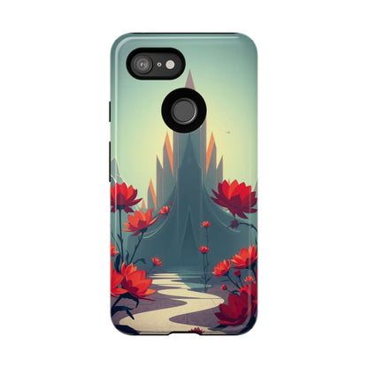 Gothic Alien Garden Design Phone Case