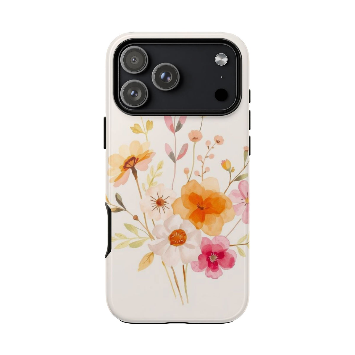 Boho Chic Watercolour Flower Pattern Phone Case - Multicolor Phone Case - iPhone 17 Pro Max / Glossy