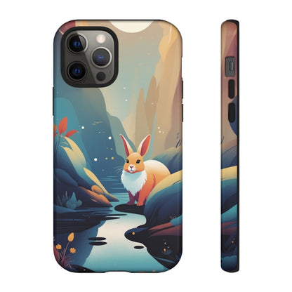 Stylised Rabbit Design Phone Case - Multicolor Phone Case - iPhone 12 Pro / Glossy