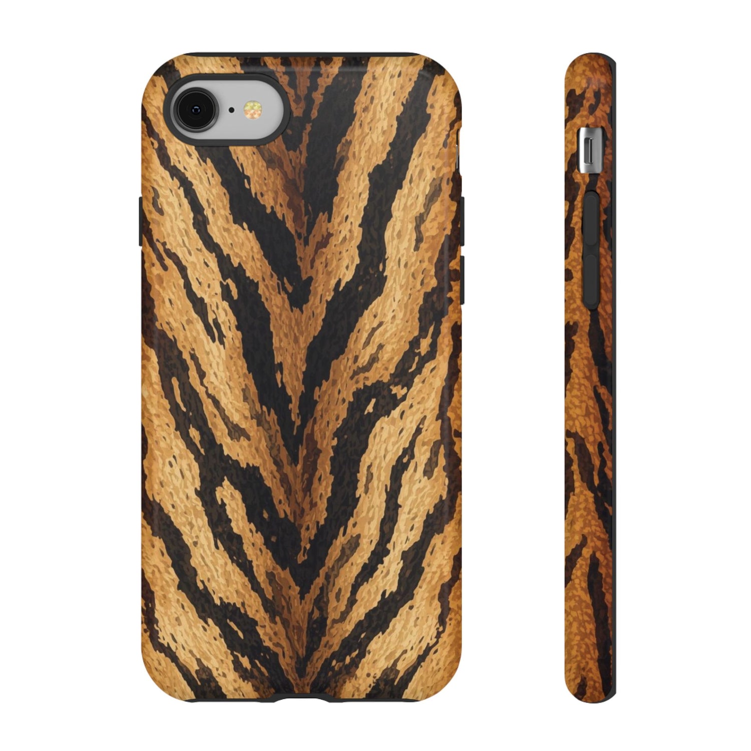 Amber Tiger Print Phone Case