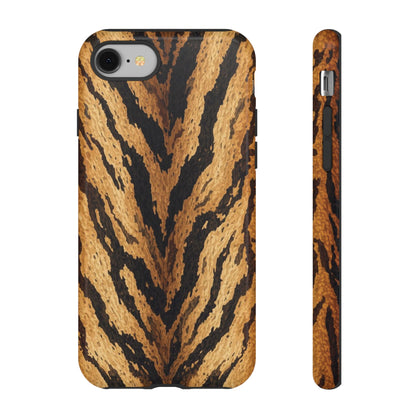 Amber Tiger Print Phone Case