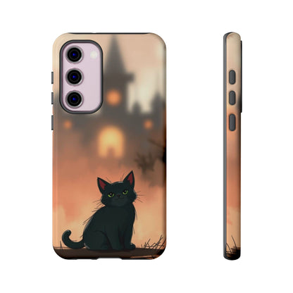Cute Gothic Cat Design Phone Case - Multicolor Phone Case - Samsung Galaxy S23 Plus / Glossy