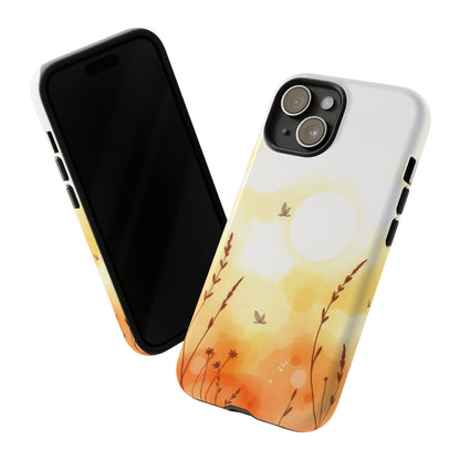 Boho Chic Watercolour Wildflower Pattern Phone Case - Multicolor Phone Case
