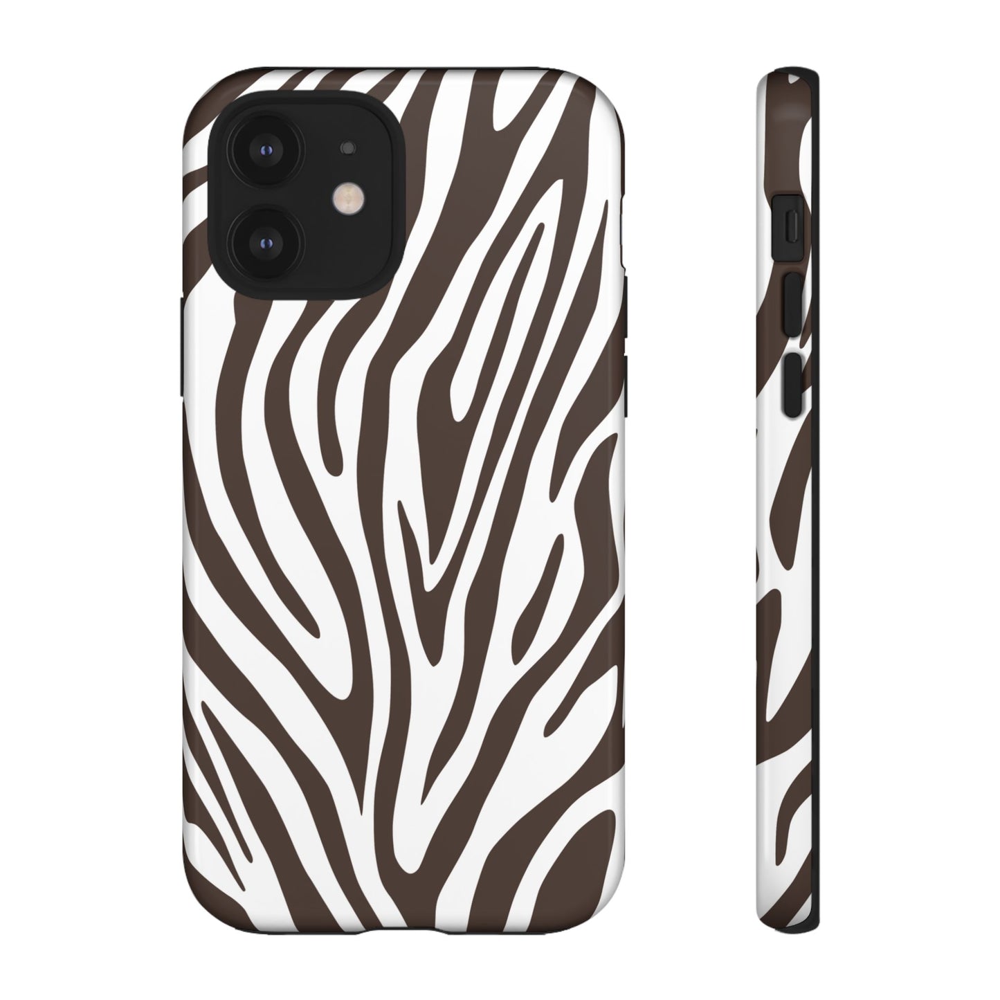 Graphic Brown Tiger Print Phone Case