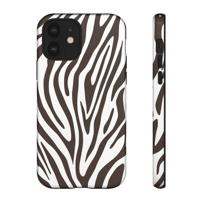 Graphic Brown Tiger Print Phone Case