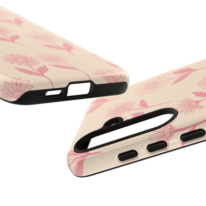 Pretty Pink Daisy Pattern Phone Case