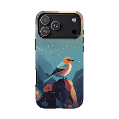 Stylised Bird Design Phone Case - Multicolor Phone Case - iPhone 18 Pro Max / Glossy