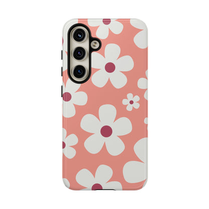 Cute Pink Daisy Pattern #2 Phone Case - Pink Phone Case - Samsung Galaxy S24 / Glossy