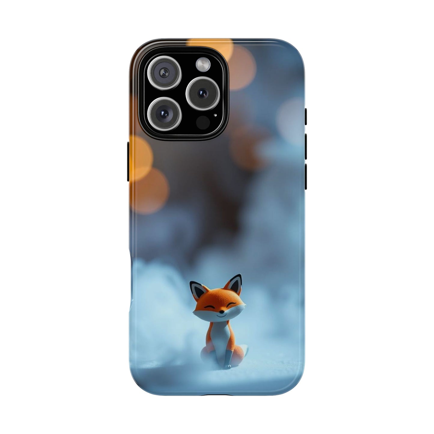 iPhone 16 Pro Max / Glossy Phone Case - Cute Misty Fox Design Phone Case