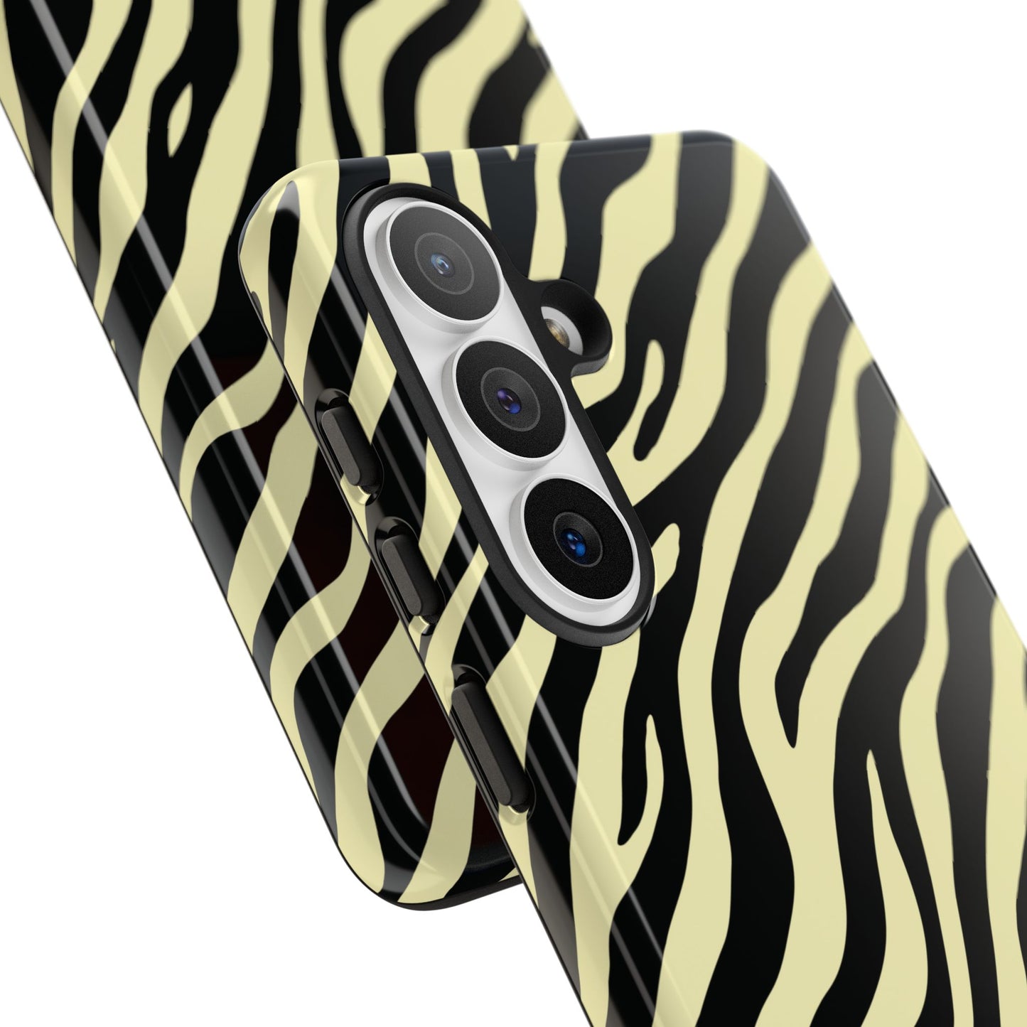 Stylish Neutral Zebra Print Phone Case