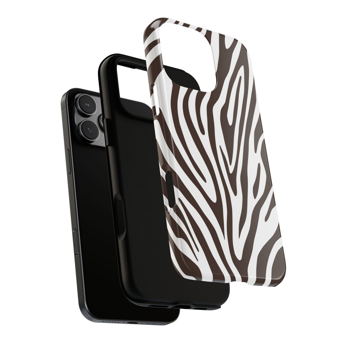 Graphic Brown Tiger Print Phone Case