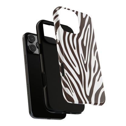 Graphic Brown Tiger Print Phone Case