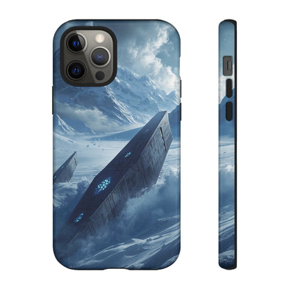 iPhone 12 Pro / Glossy Phone Case - Frozen Alien Wreckage Sci-fi Phone Case