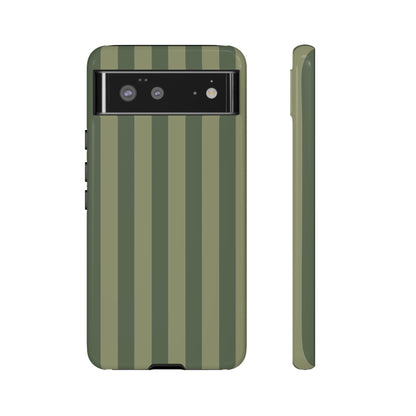 Green Stripe Pattern Phone Case - Green Phone Case - Google Pixel 6 / Glossy