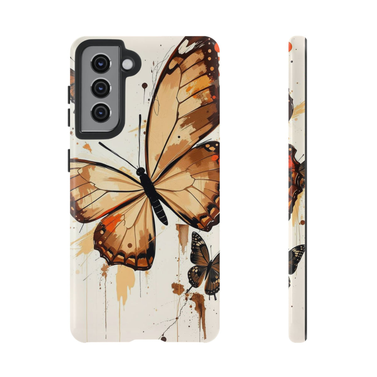 Acrylic Style Butterflies Design Phone Case - Multicolor Phone Case - Samsung Galaxy S21 / Glossy