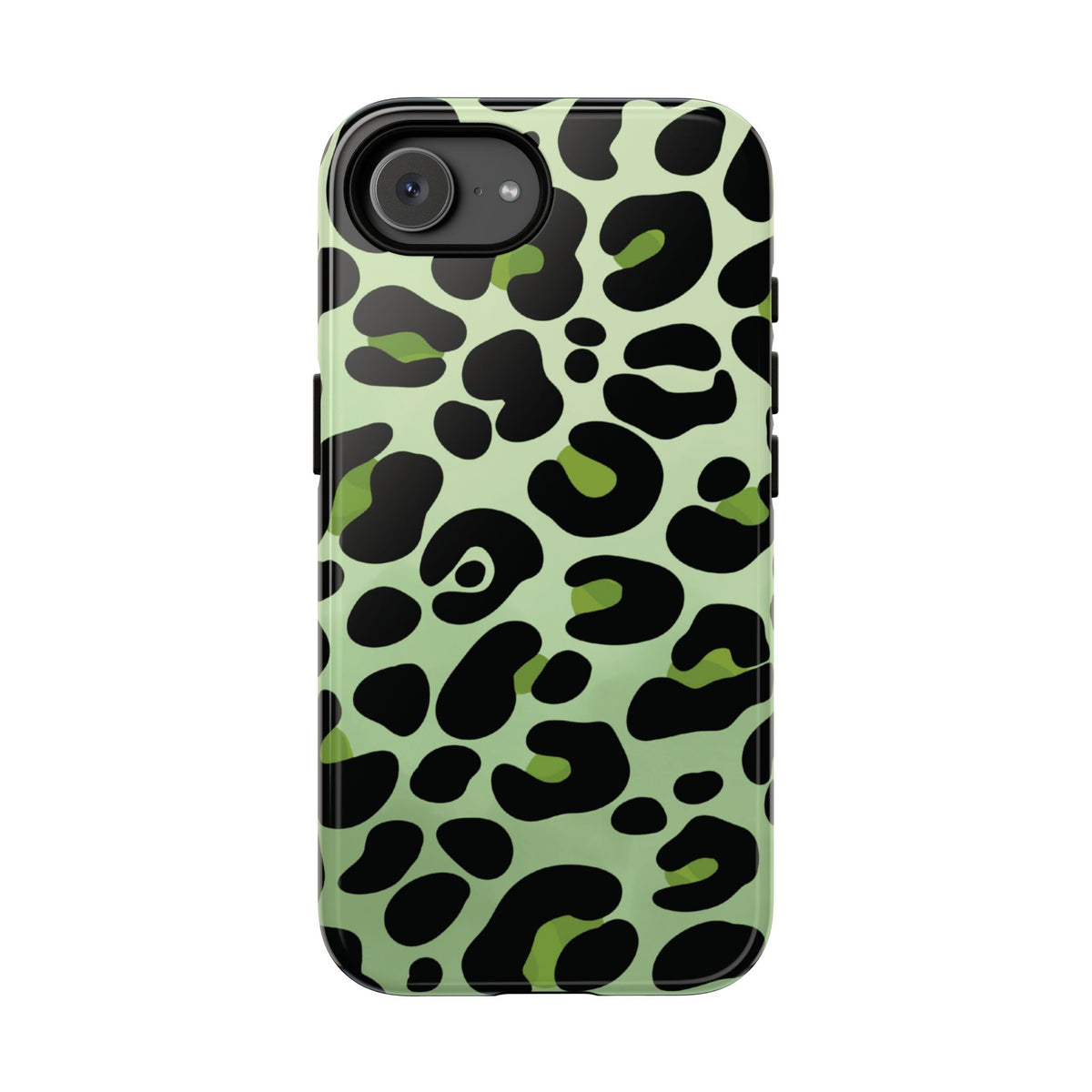 Chic Sage Leopard Print Phone Case - Orange Phone Case - iPhone 17e / Glossy