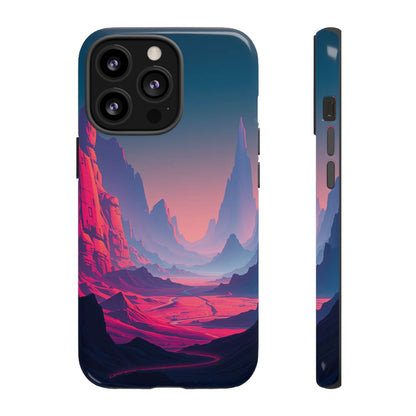 iPhone 13 Pro / Glossy Phone Case - Alien Vista Design Phone Case