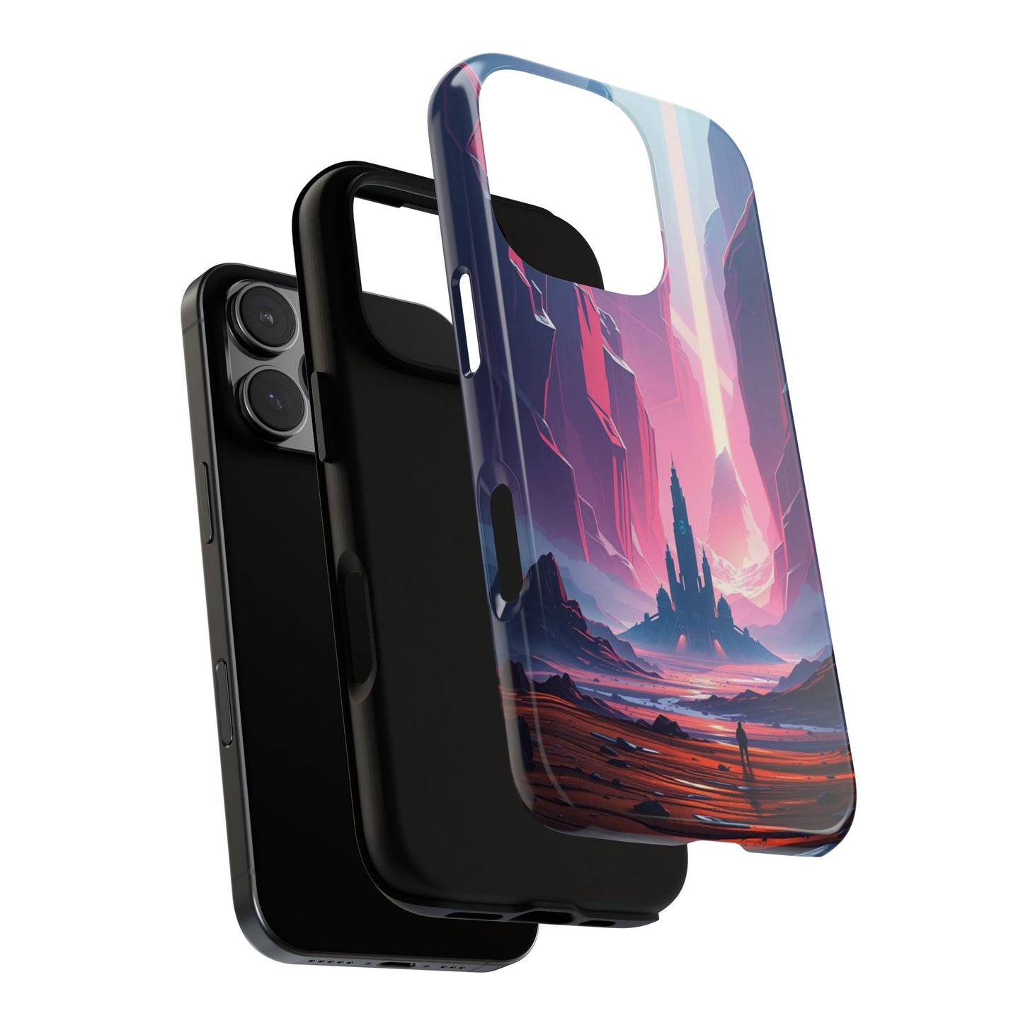 Alien Fortress Design Phone Case